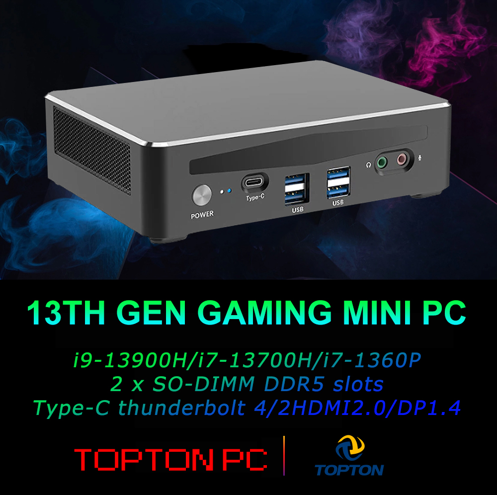 Intel Core I9 13900H Mini Pc - Mini Bilgisayar Oyun 13. Nesil Core