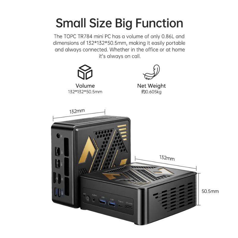 TOPC OCuLink Mini PC Ryzen 7 7 - Oculink Egpu Mini Pc incelemesi ve fiyatı