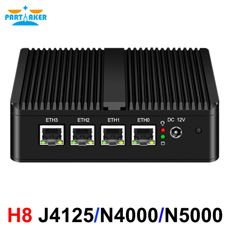 Partaker Fansız pfSense Router - Pfsense Firewall Router 2.5G 4 I226 incelemesi ve fiyatı
