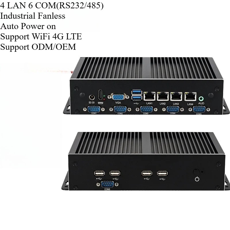 Fansız Endüstriyel Mini Bilgis - Fanless Industrial Pc Rs485 Core I7 incelemesi ve fiyatı